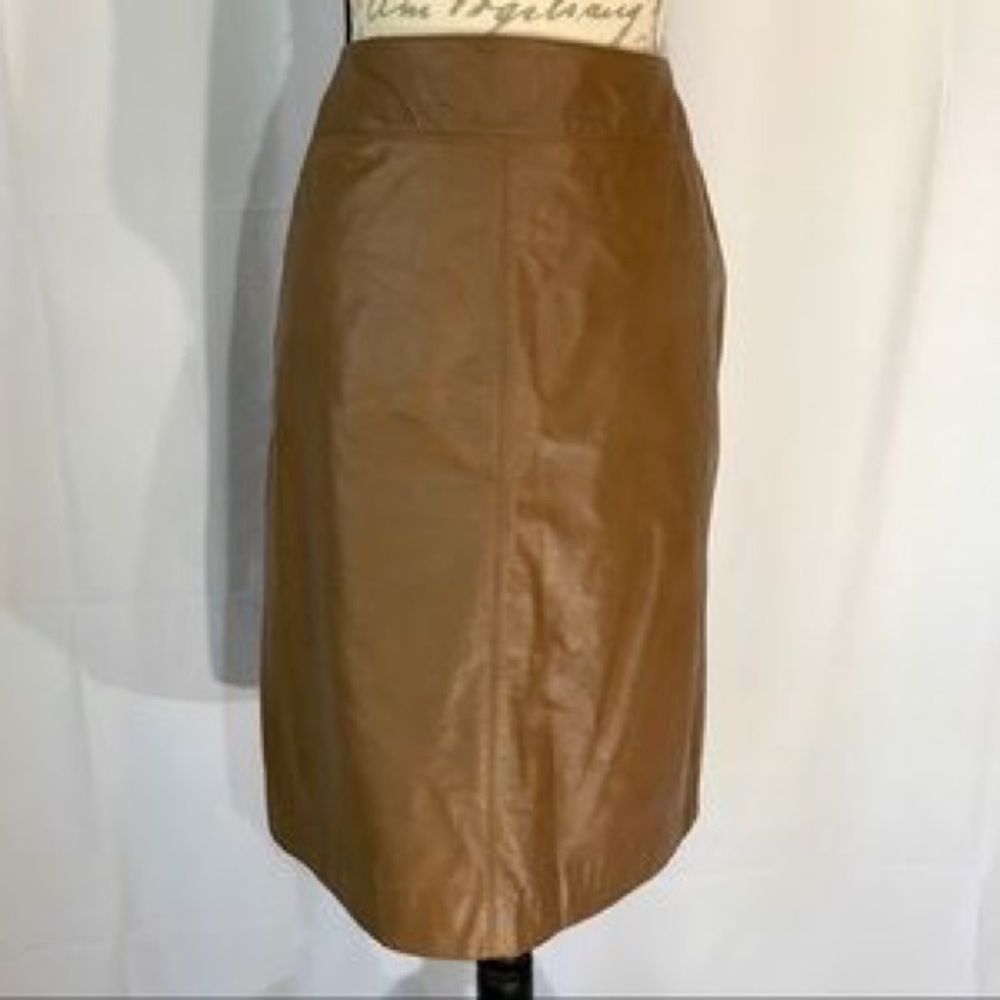 Jones New York 100% leather skirt